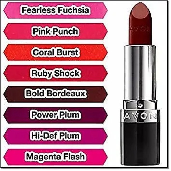 New Avon True colors Lipstick in Bold Bordeaux 2/$20 - Picture 5 of 5